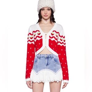 Dolls Kill x Strawberry Shortcake Crop Cardigan Size S